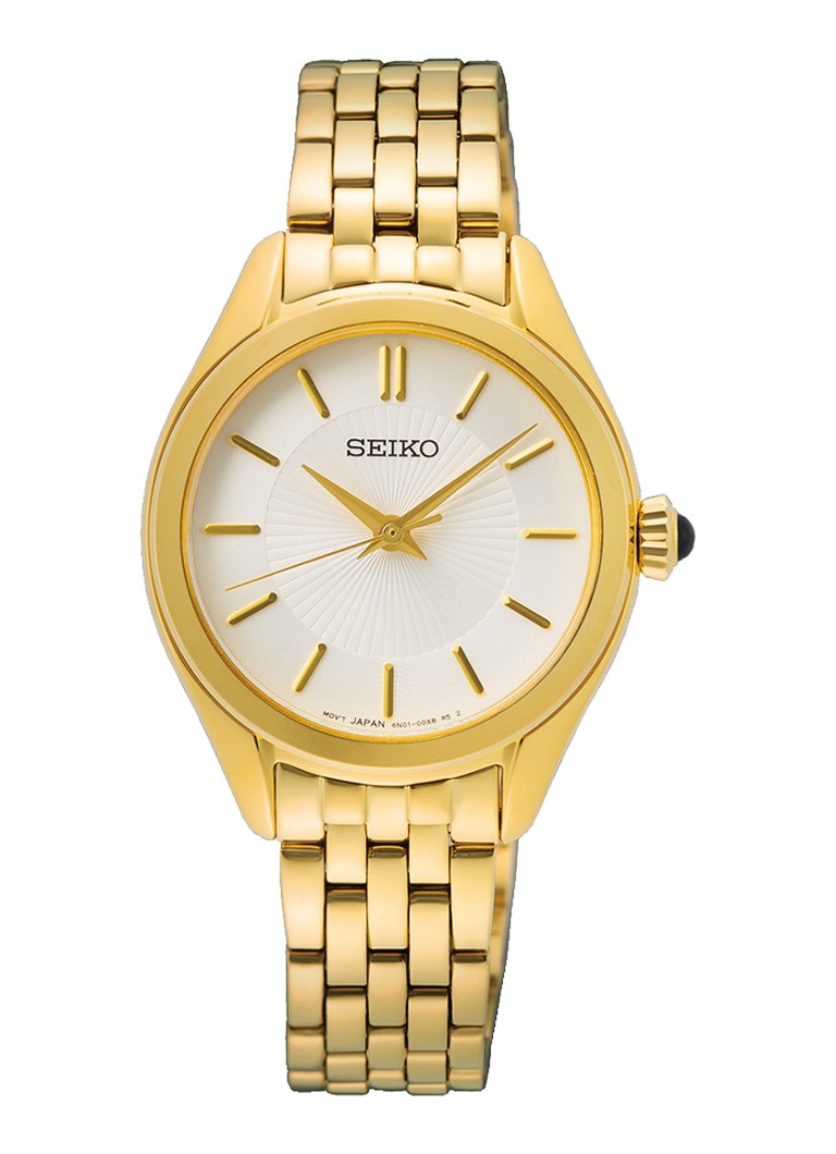 Seiko Dames Horloge SUR538P1 in de kleur Goud, maat: 1 size