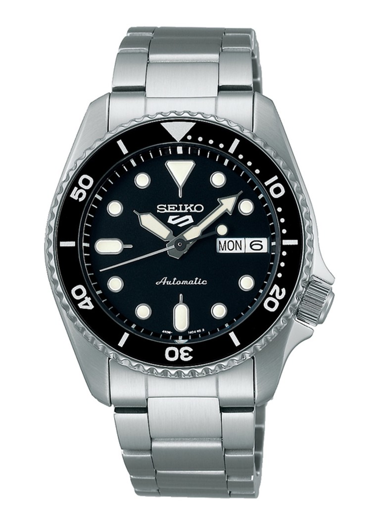 Seiko Heren 5 sports horloge SRPK29K1 in de kleur Zilver, maat: 38,0 mm