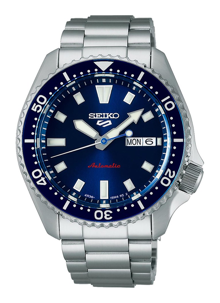 Seiko Heren 5 Sports Automatic horloge SRPL83K1 in de kleur Zilver, maat: ns