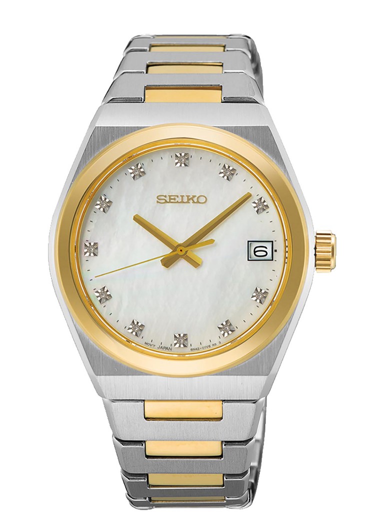 Seiko Dames Horloge SUR604P1 in de kleur Zilver, maat: ns