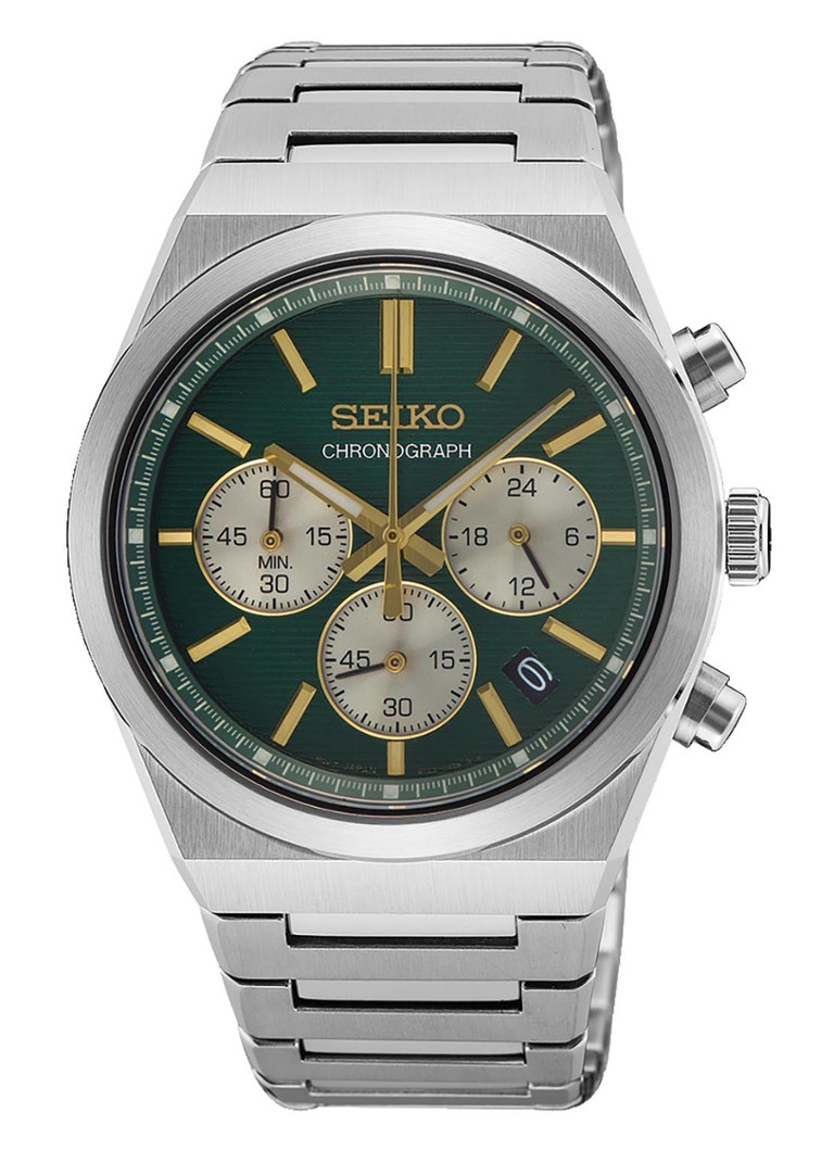 Seiko Heren Horloge SSB461P1 in de kleur Zilver, maat: ns