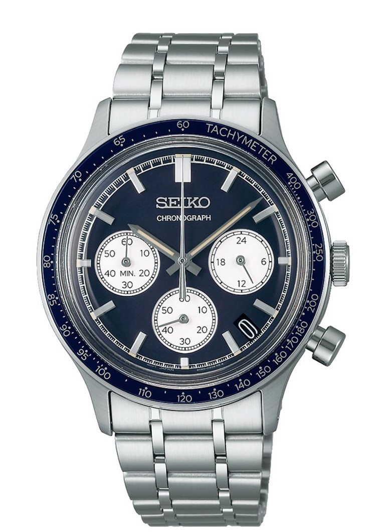 Seiko Heren Horloge SSB477P1 in de kleur Zilver, maat: ns