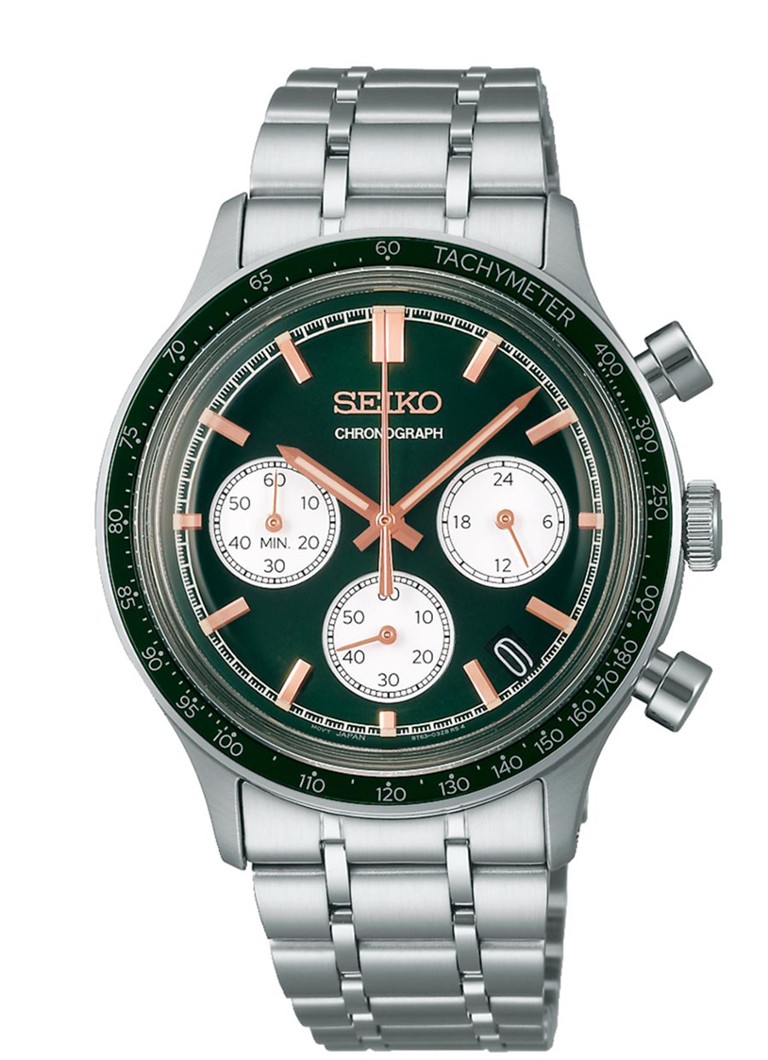 Seiko Heren Horloge SSB481P1 in de kleur Zilver, maat: ns