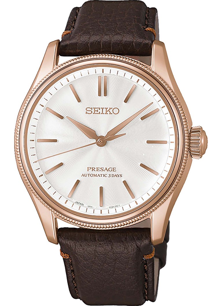 Seiko Heren Presage Classic horloge HCC008J1 - Limited Edition in de kleur Roségoud, maat: 38mm