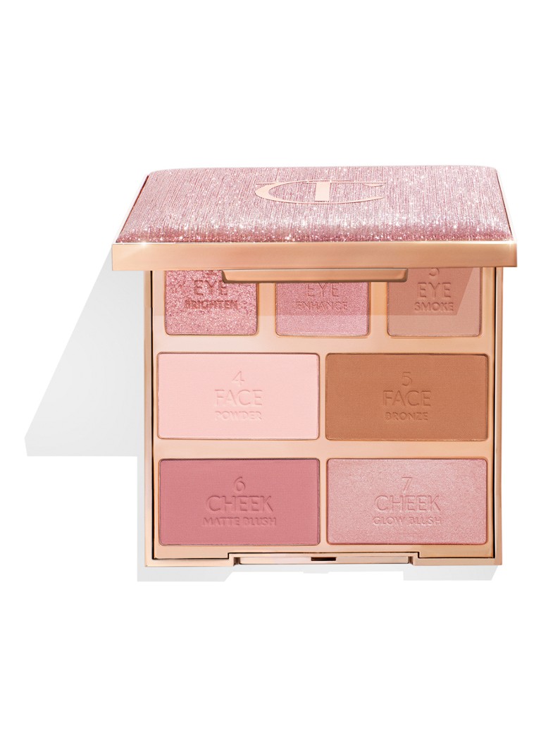 Charlotte Tilbury Hollywood Instant Look In A Palette - make-up palette Pretty, Glowing Beauty 22gr Cadeausets - Deal
