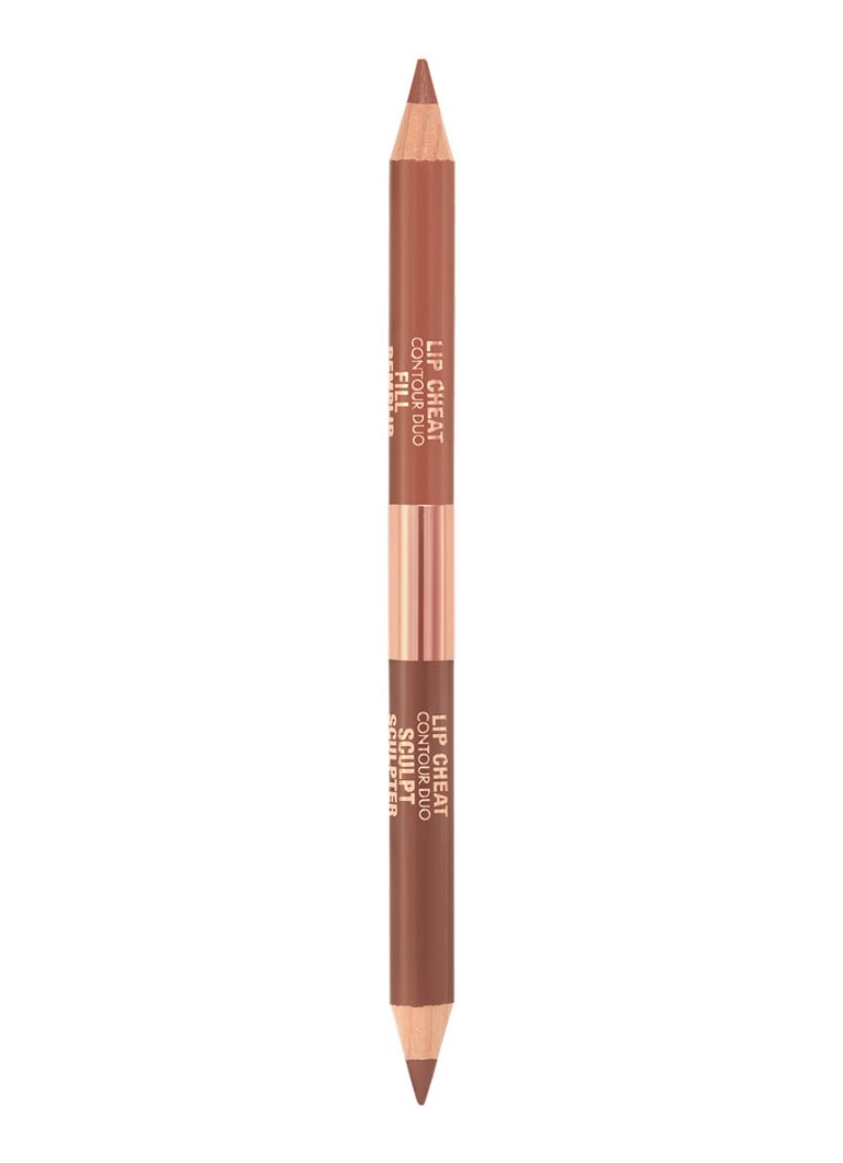 Charlotte Tilbury Lip Cheat Contour Duo - lipliner en lippotlood Tan 0,78GR. Make-up - Deal