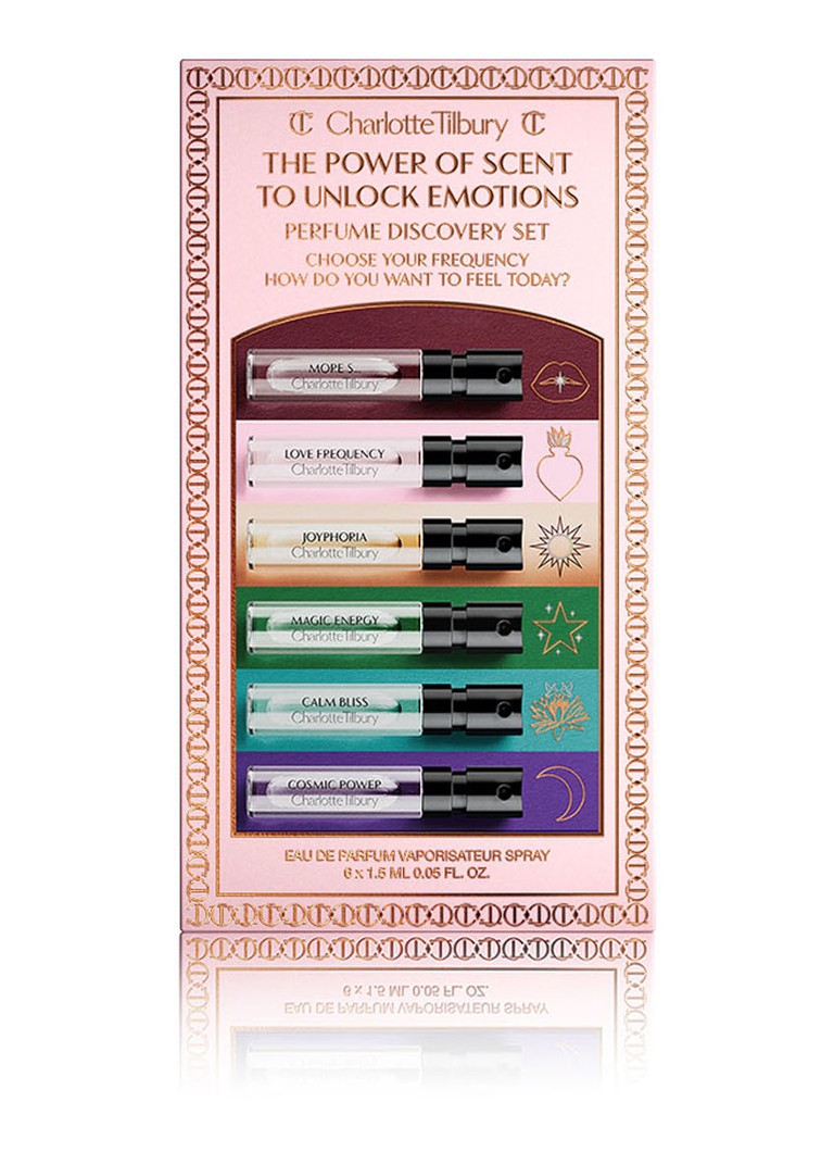 Charlotte Tilbury Fragrance gift set - travel size parfumset 1.5ML 0.05 FL. OZ. Geuren - Deal