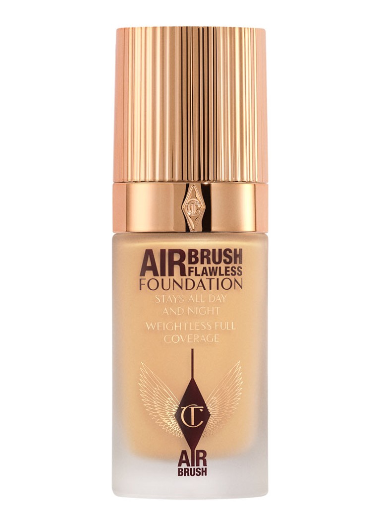 Charlotte Tilbury Airbrush Flawless Foundation - vloeibare foundation 6 warm 30ML Make-up - Deal