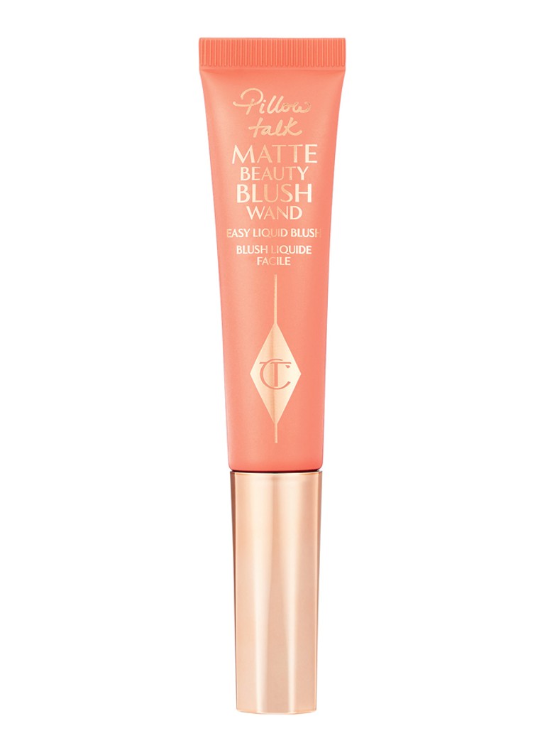 Charlotte Tilbury Matte Beauty Blush Wand - vloeibare blush Pillow Talk Peach pop 12ML Make-up - Deal