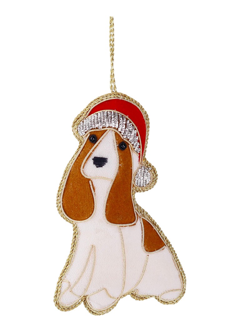 Goodwill Puppy kersthanger 13 cm Bruin - Deal