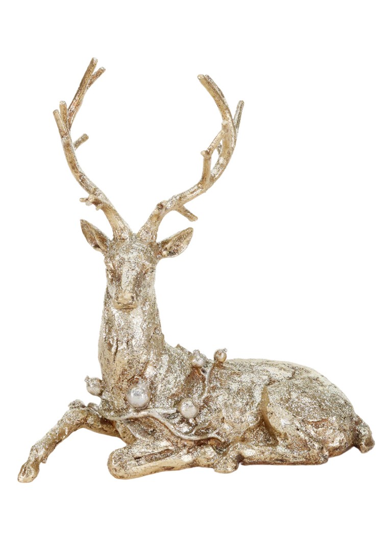 Goodwill Hert kerstornament 34,5 cm Goud - Deal