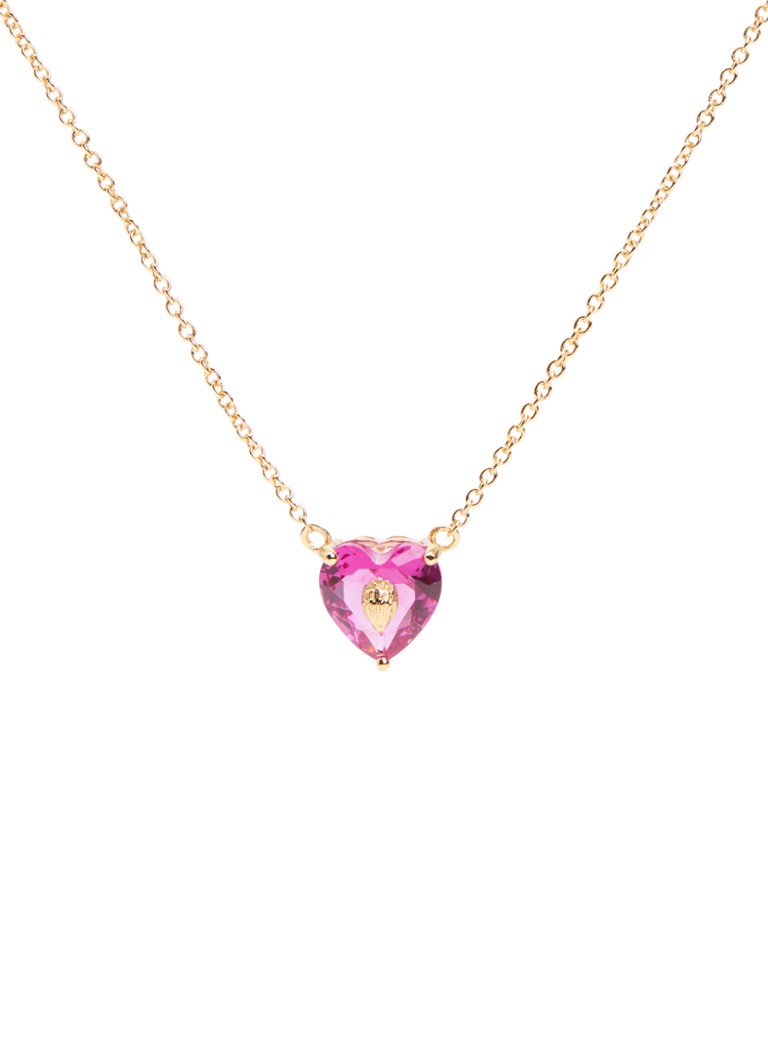 Kurt Geiger Dames Crystal Heart ketting met kristal