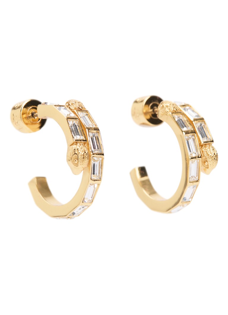 Kurt Geiger Dames Eagle Baguette oorringen met kristal