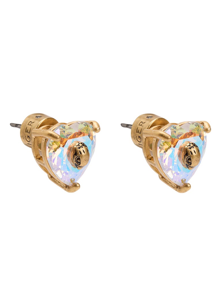 Kurt Geiger Dames Crystal Heart oorstekers met kristal