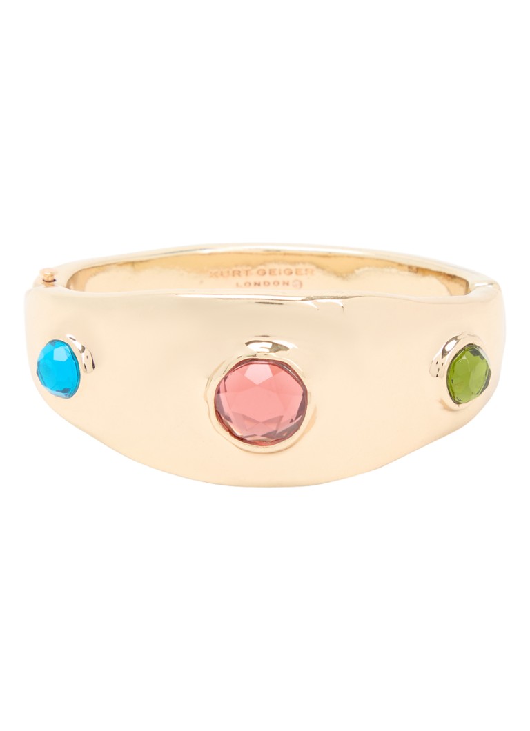Kurt Geiger Dames Bangle met kristal in de kleur Goud, maat: M