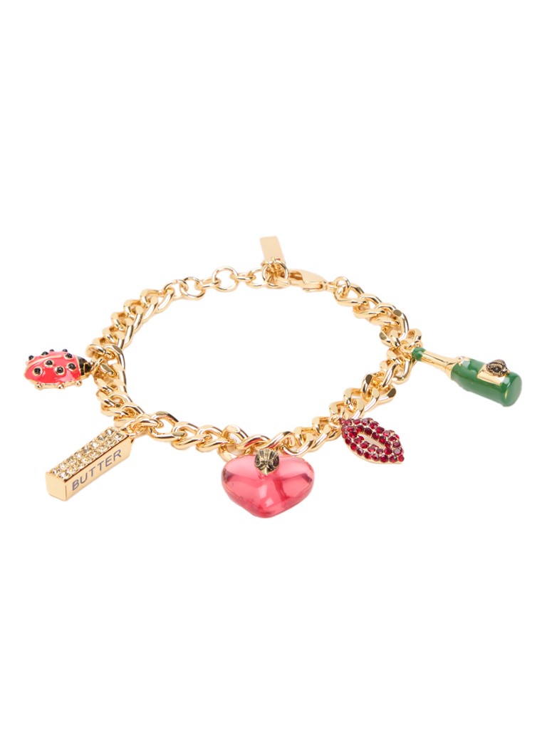 Kurt Geiger Dames Armband met hanger in de kleur Goud, maat: M