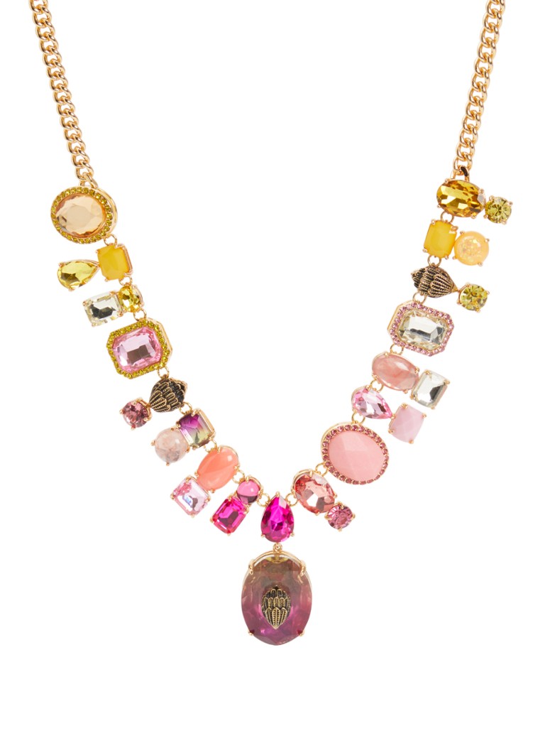 Kurt Geiger Dames Mixed Gem ketting met hanger