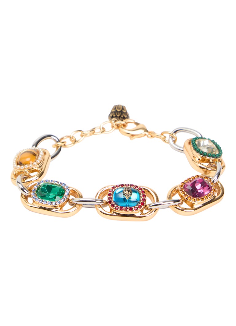 Kurt Geiger Dames Large Sloane armband met kristal in de kleur Goud, maat: MED
