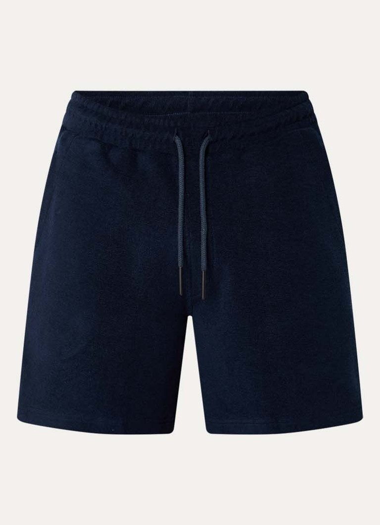 OAS Heren Straight fit korte broek met steekzakken in de kleur Donkerblauw, maat: XL