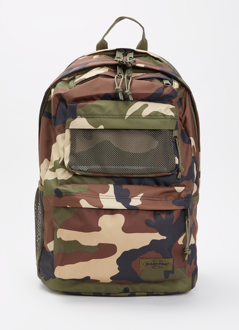 Eastpak Dames Double Office rugzak met 16 inch laptopvak in de kleur Legergroen, maat: 29,5x28x47