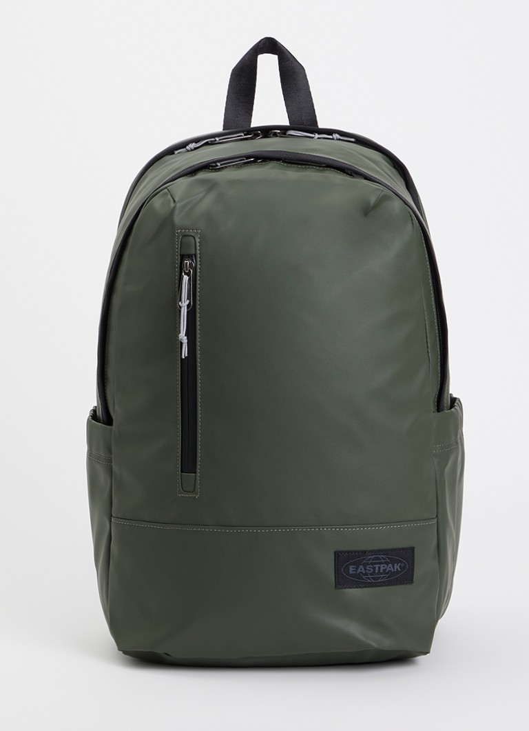 Eastpak Tarp Pack rugzak met 16 inch laptopvak en waterafstotende coating Legergroen - Deal