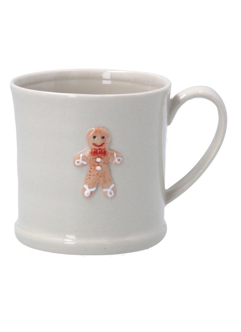 Gisela Graham Gingerbread Koekmannetje mok Gebroken wit - Deal