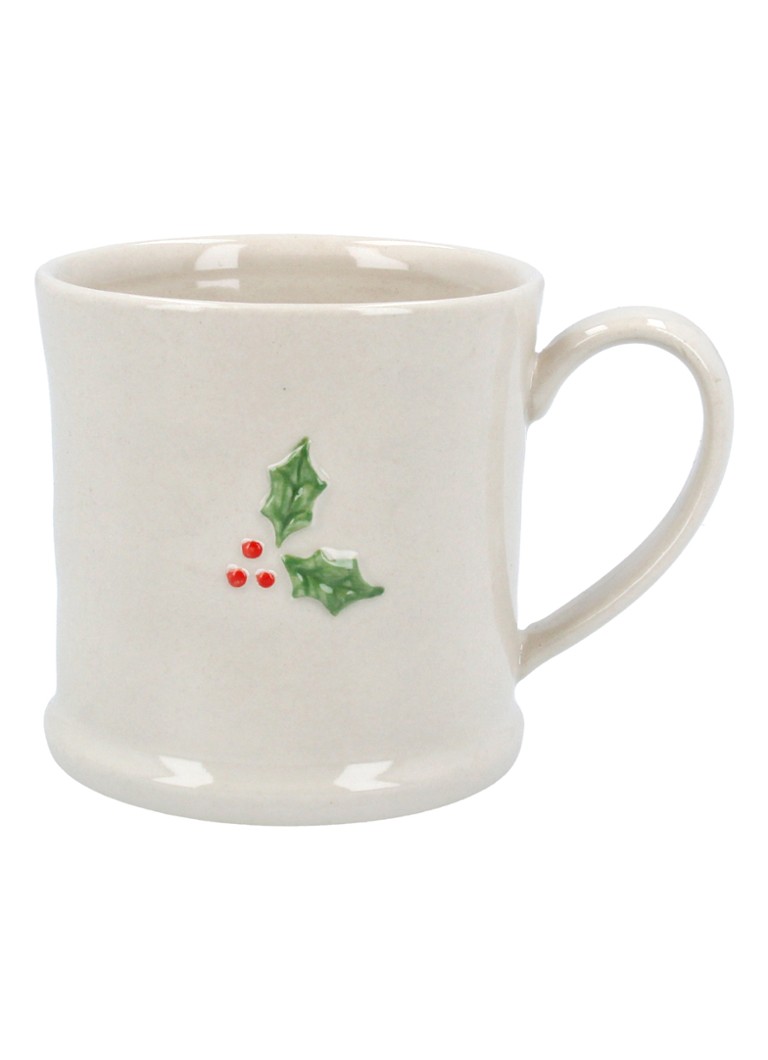 Gisela Graham Holly Berry mok Wit - Deal
