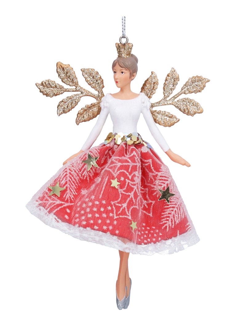 Gisela Graham Fee kersthanger 14 cm Rood - Deal