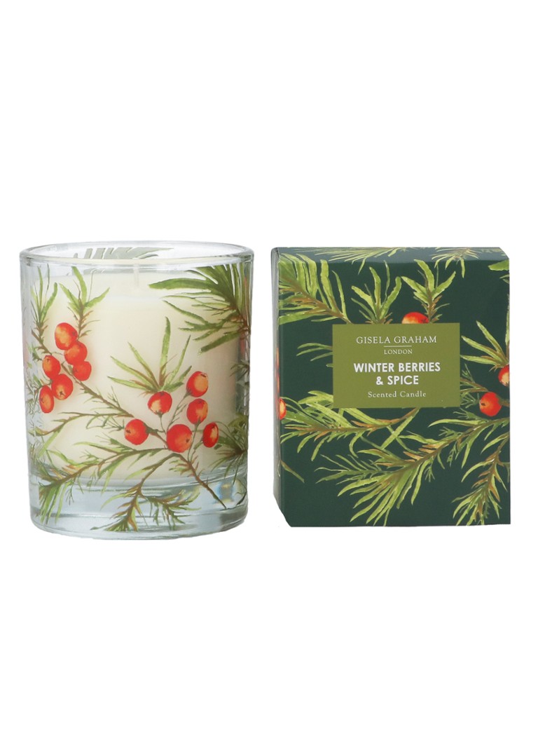 Gisela Graham Winter Berries & Spice geurkaars Multicolor