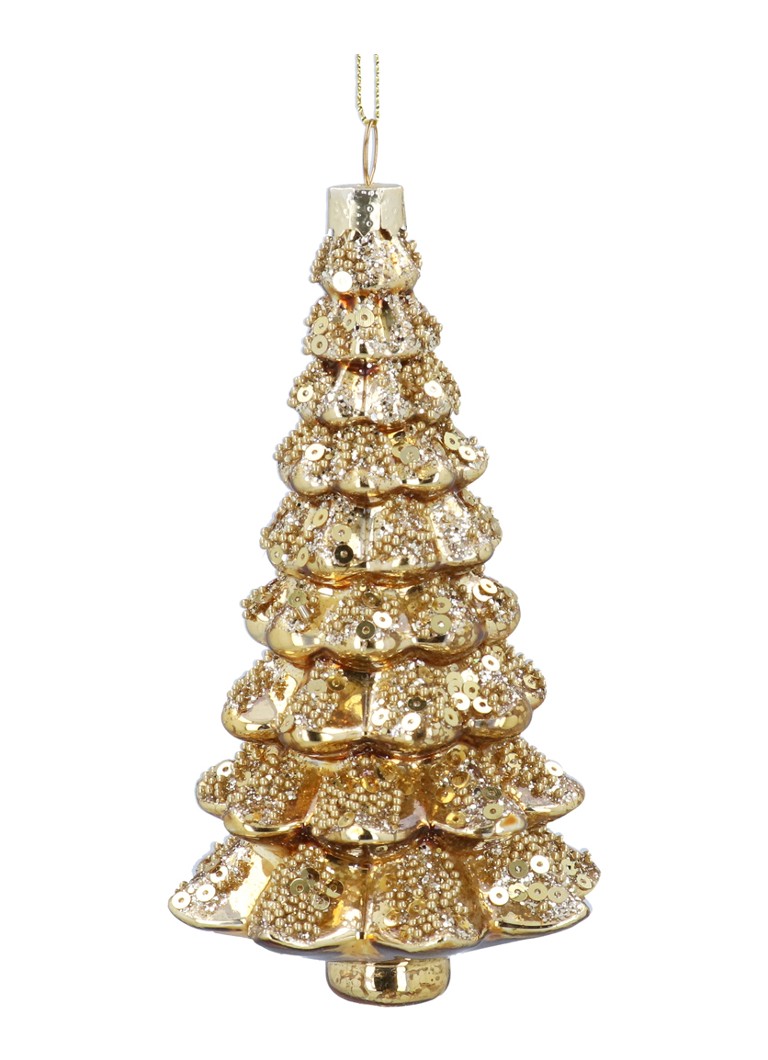 Gisela Graham Kerstboom kersthanger 13 cm Goud - Deal