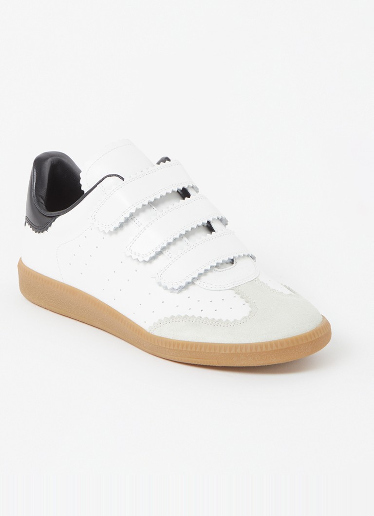 Isabel Marant Dames Beth sneaker van kalfsleer in de kleur Wit, maat: 40