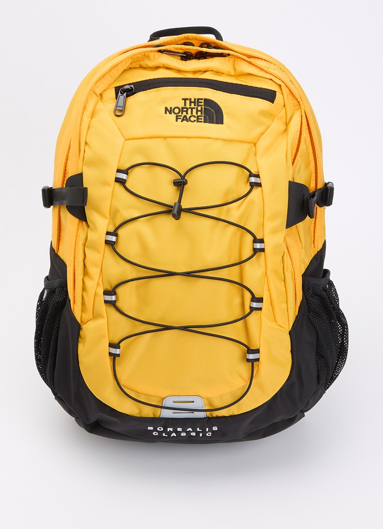 The North Face Dames Borealis classic rugzak met 15 inch laptopvak in de kleur Geel, maat: 29L/34x48