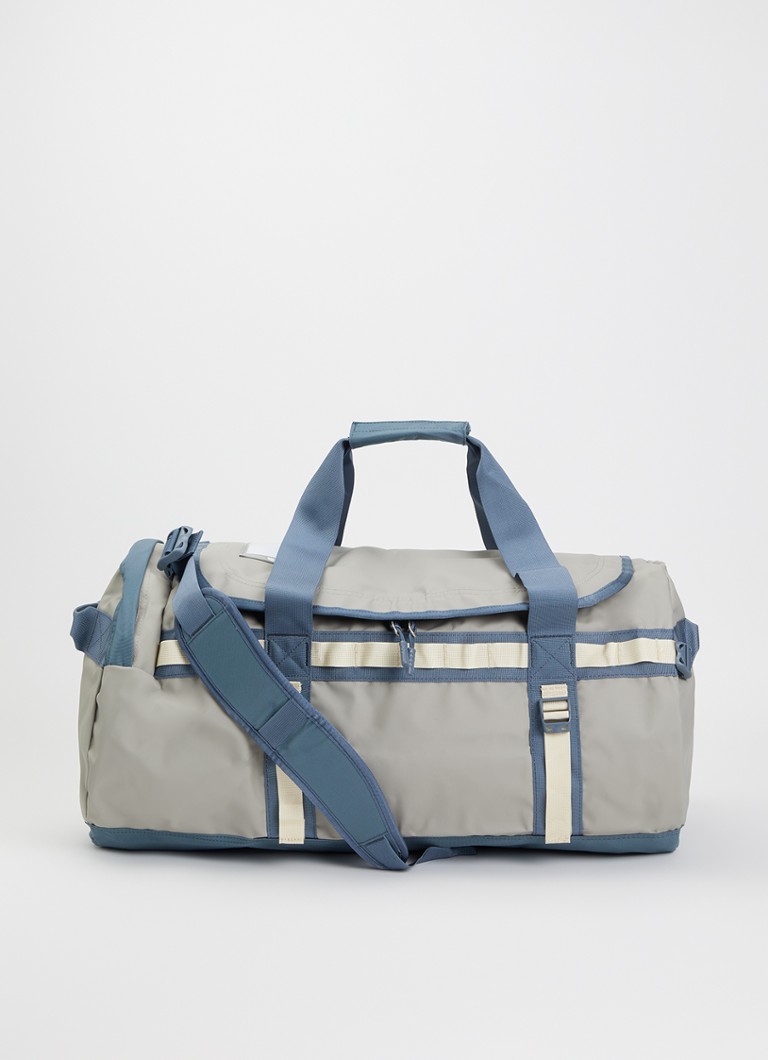The North Face Base Camp Duffel M weekendtas met afneembare schouderriem Blauwgrijs - Deal