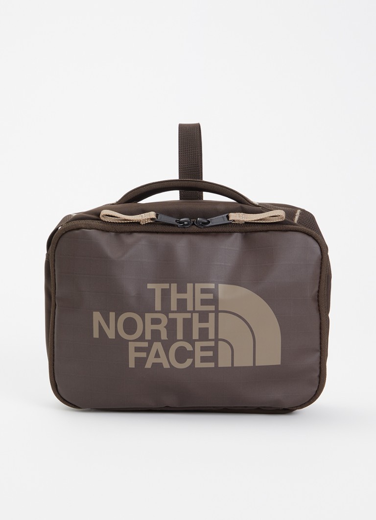 The North Face Base Camp Voyager toilettas met logo Donkerbruin - Deal