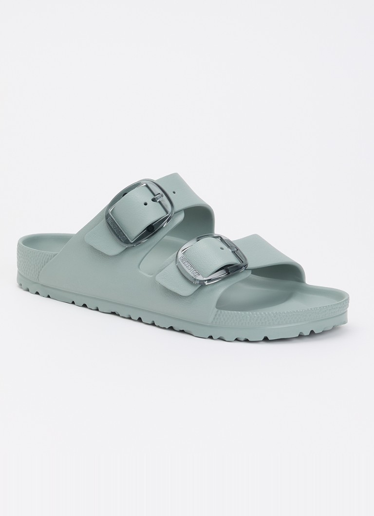 Birkenstock Dames Arizona Big Buckle sandaal in de kleur Lichtgroen, maat: 38