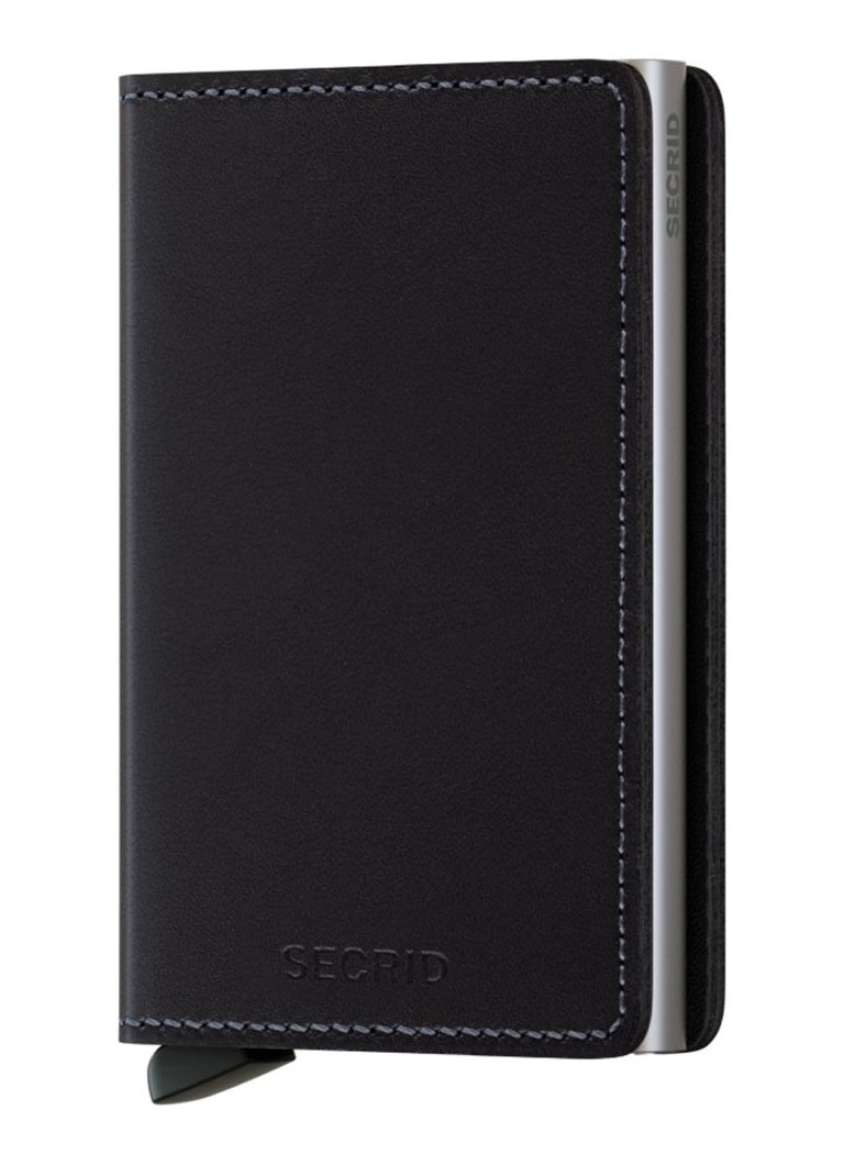 Secrid Slimwallet pasjeshouder van leer Zwart - Deal
