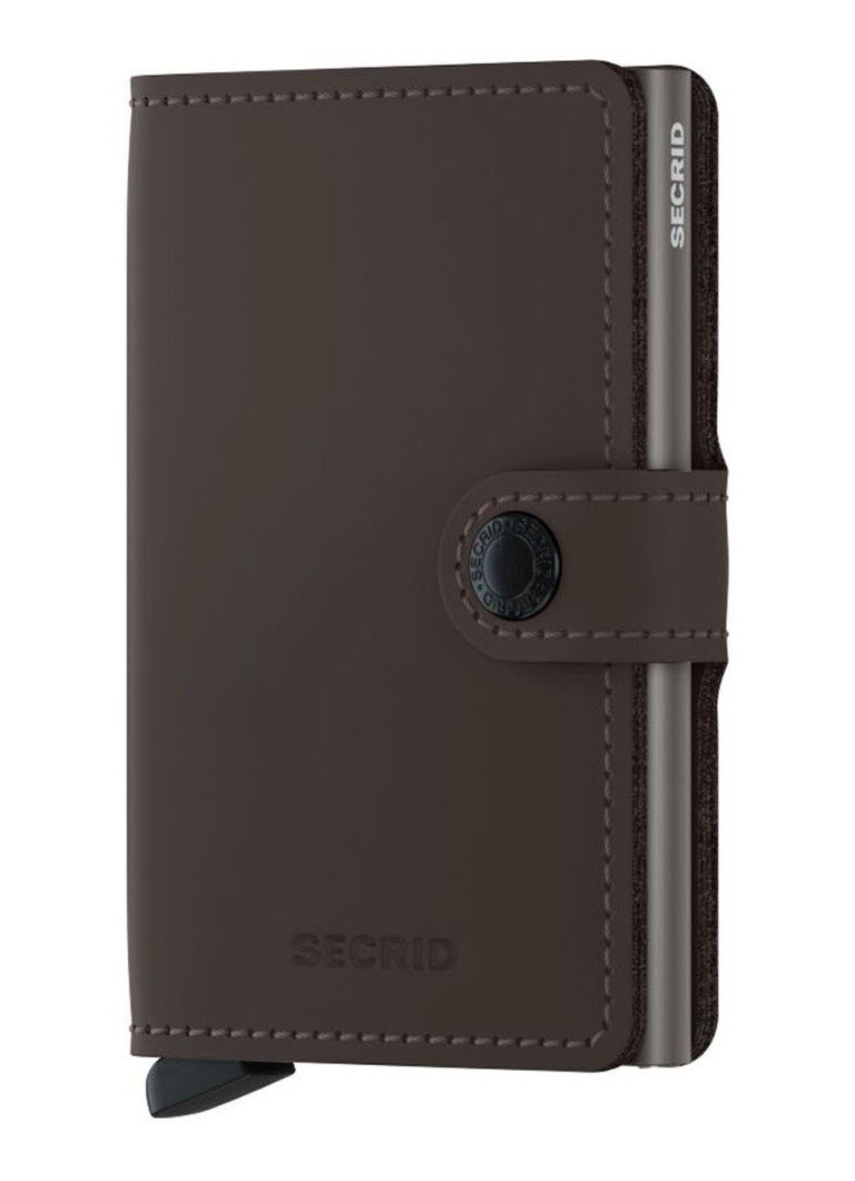 Secrid Matte Miniwallet pasjeshouder Donkerbruin - Deal