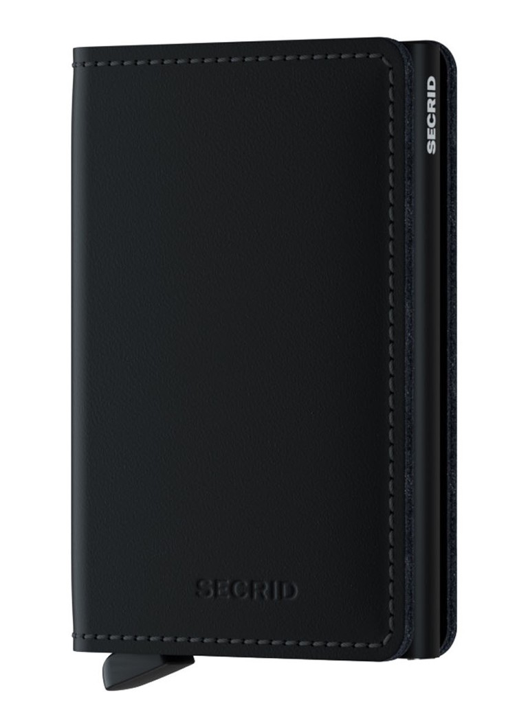 Secrid Slimwallet Matte Pasjeshouder van leer Zwart - Deal