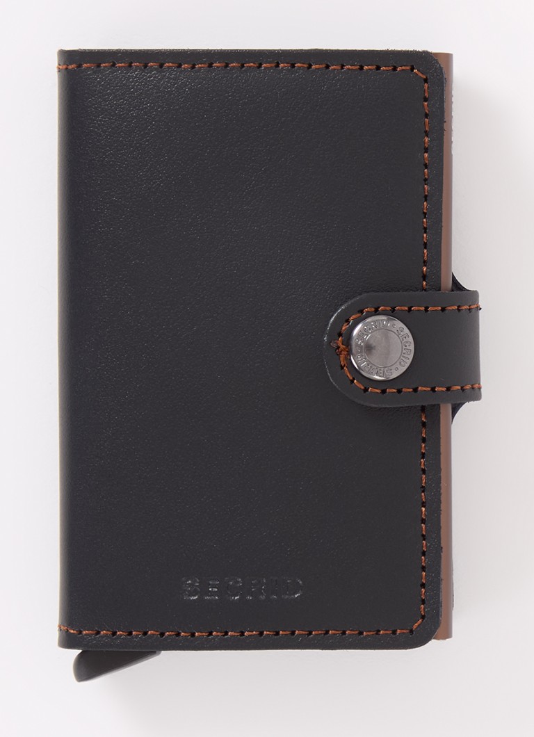 Secrid Vintage pasjeshouder van leer Zwart - Deal