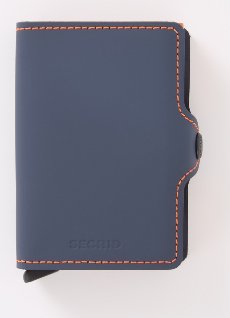 Secrid Pasjeshouder van leer Donkerblauw - Deal