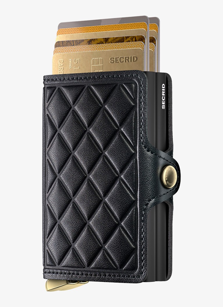Secrid Twinwallet+ pasjeshouder van leer Zwart - Deal