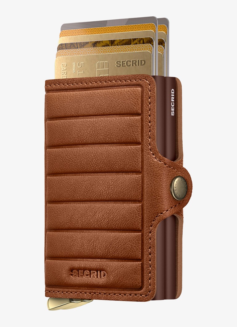 Secrid Twinwallet+ pasjeshouder van leer Cognac - Deal