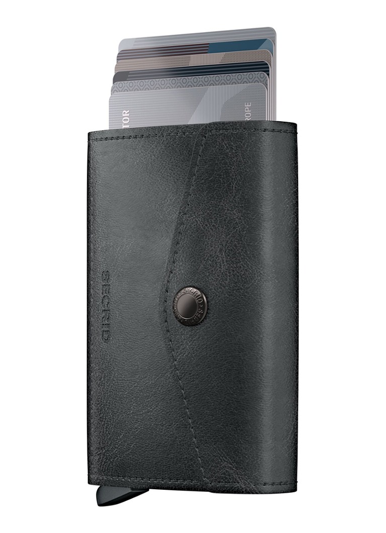 Secrid Enveloppe Vintage pasjeshouder van leer Zwart - Deal