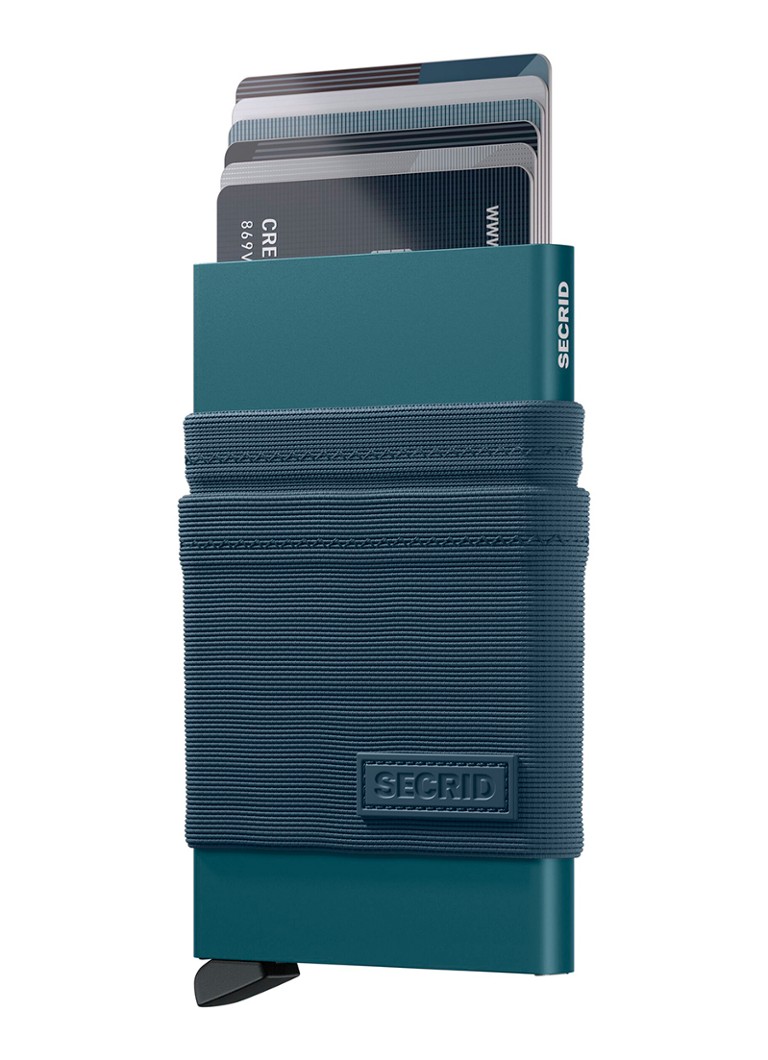 Secrid Flexwallet pasjeshouder van aluminium Turquoise - Deal