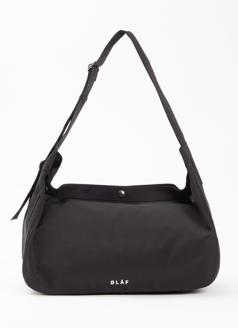 OLAF Heren Crossbodytas met verstelbare schouderriem in de kleur Zwart, maat: OS