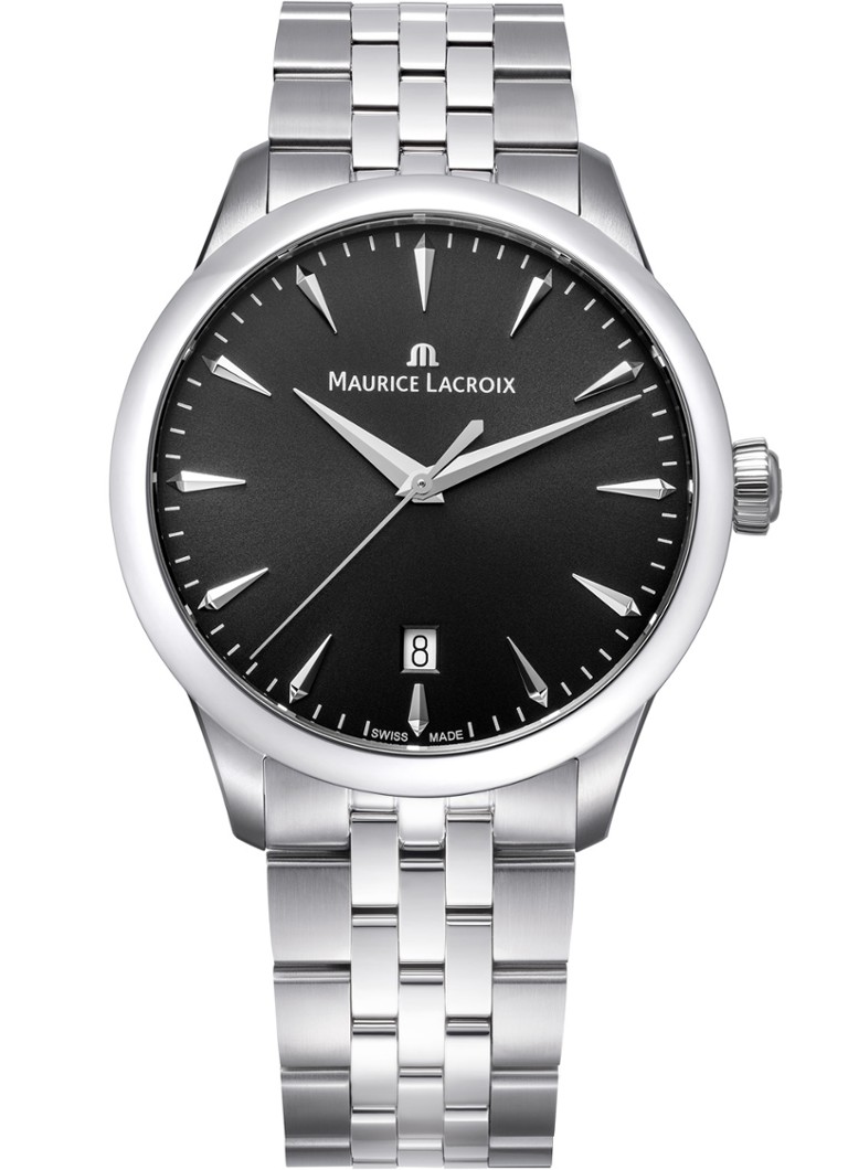 Maurice Lacroix Heren 1975 horloge 751007-SS002-330-1 in de kleur Zilver, maat: 39 mm