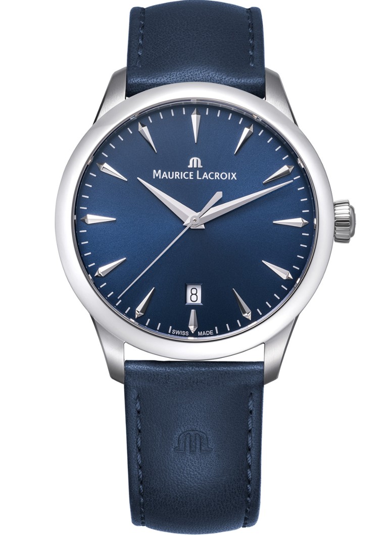 Maurice Lacroix Heren 1975 horloge 751007-SS001-430-4 in de kleur Zilver, maat: 39 mm