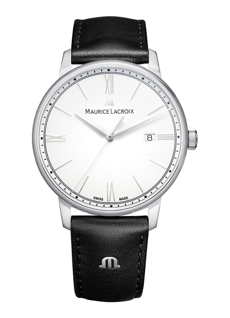 Maurice Lacroix Heren Eliros horloge EL1118-SS001-110-2 in de kleur Zilver, maat: geen maat