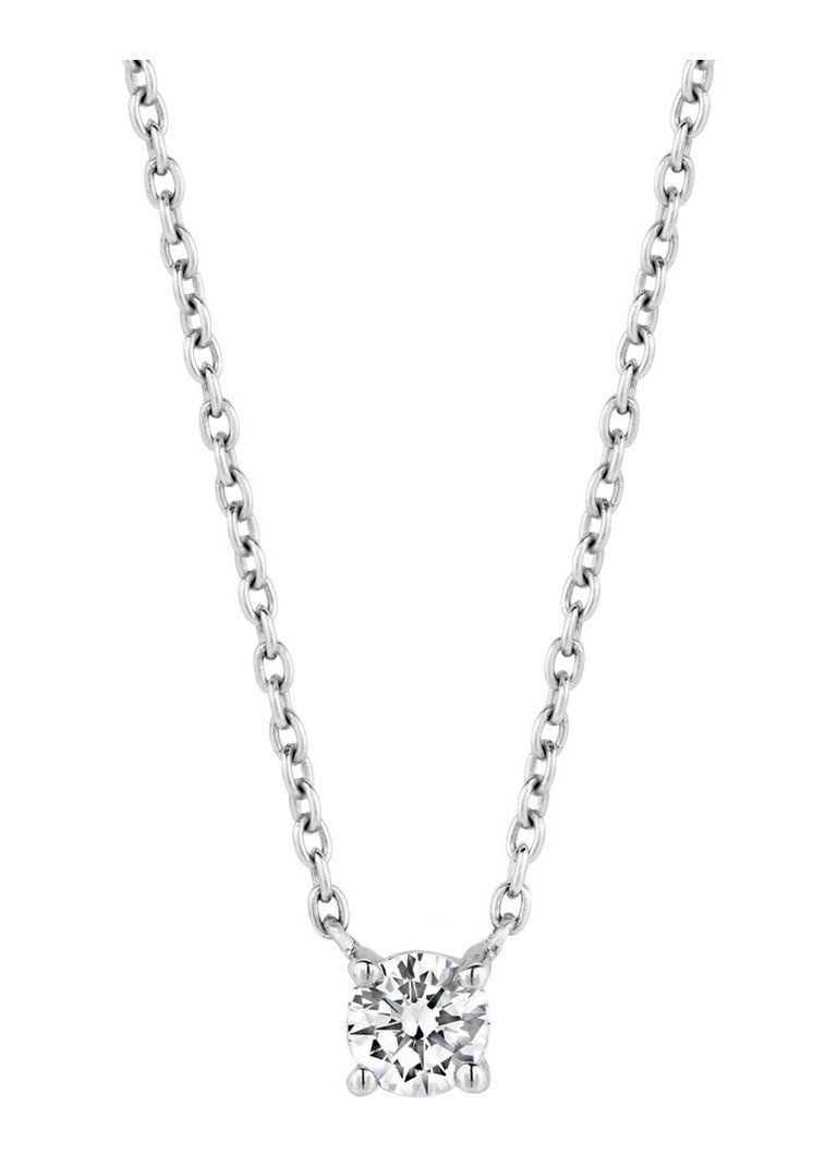 TI SENTO - Milano Dames Ketting met zirkonia 3894ZI in de kleur Zilver