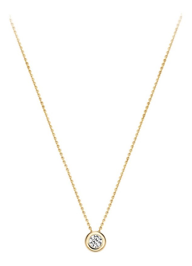 Blush Dames Ketting van 14 karaat geelgoud met zirkonia 3052YZI in de kleur Geelgoud